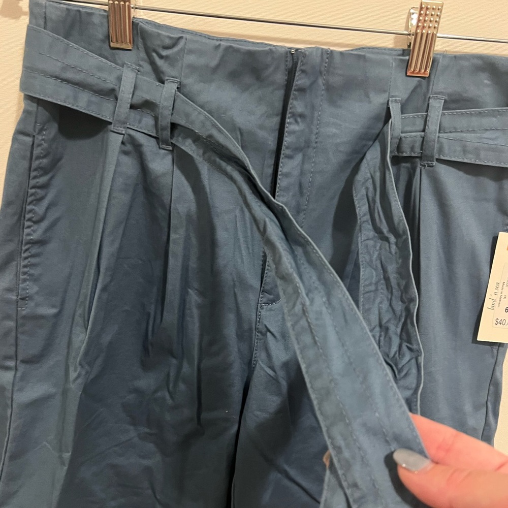 land ‘n sea high waist antique blue, shorts size 6